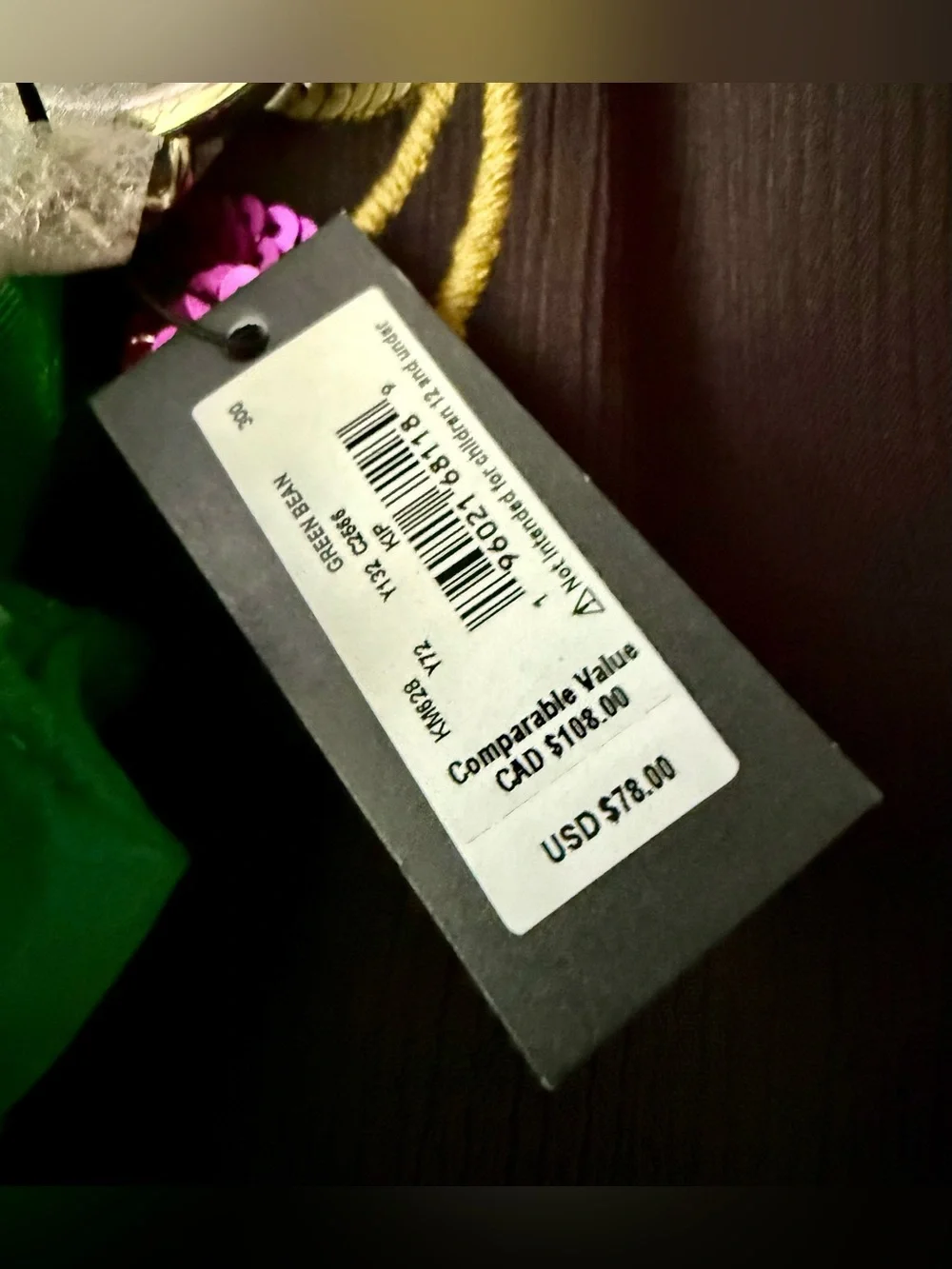 NWT Kate Spade Kip Puffy Micro Bag Charm